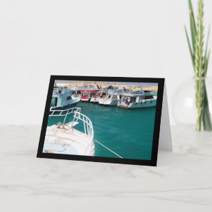 Boats of the Red Sea Card