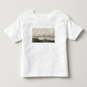 Boats on a Stormy Sea (w/c over graphite on wove p Toddler T-Shirt