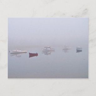 Boats on Cape Porpoise Harbour in Kennebunkport, M Postcard