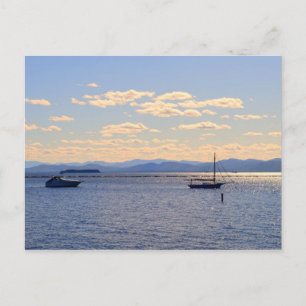 Boats on Lake Champlain Postcard