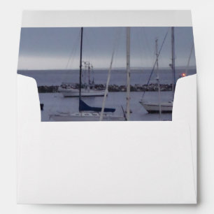 Boats on Monterey Bay Envelopes
