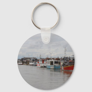 Boats On The River At Southwold Key Ring