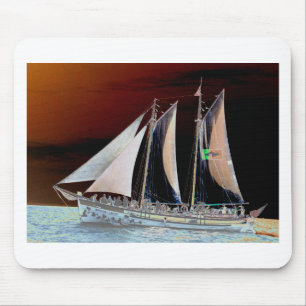 Boats under Sail Mouse Pad