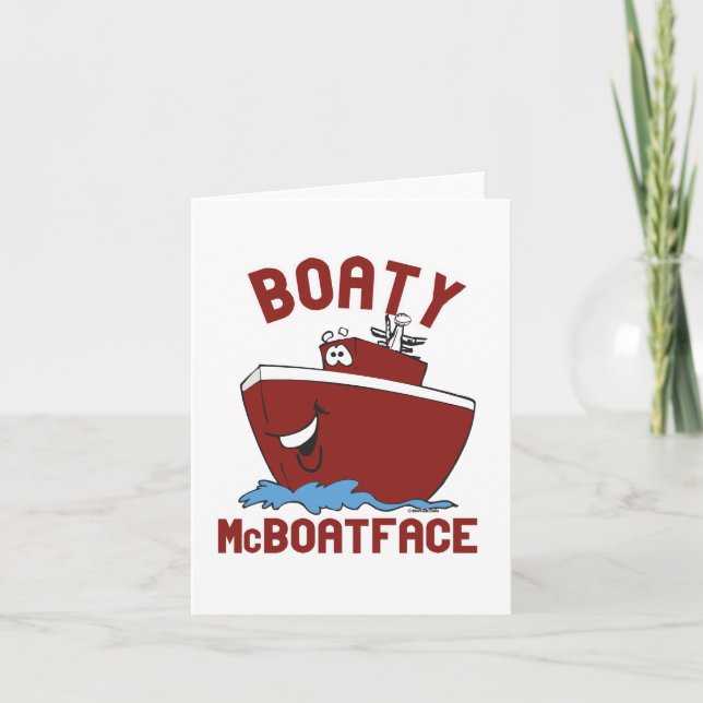 Boaty McBoatface Card (Front)