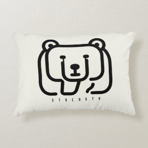BOAZ Bear – Strength Icon Decorative Cushion
