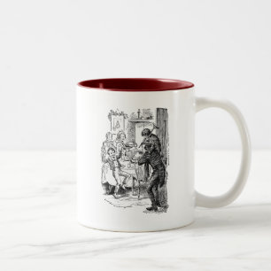 Bob and Tiny Tim Two-Tone Coffee Mug