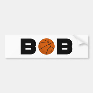Bob Basketball Bumper Sticker