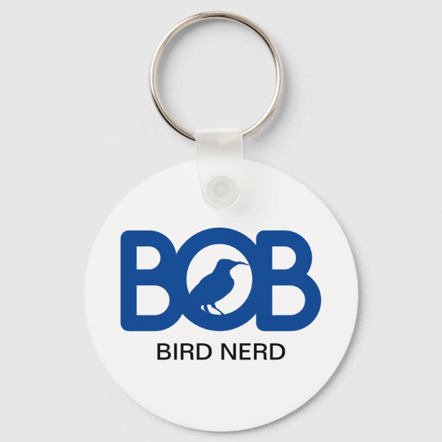 Bob Bird Nerd Key Ring (Front)