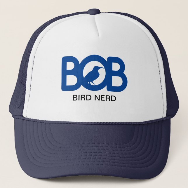Bob Bird Nerd Trucker Hat (Front)