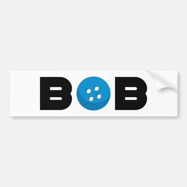 Bob button bumper sticker (Front)