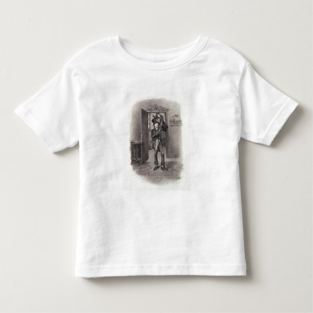 Bob Cratchit and Tiny Tim, from 'Charles Dickens: Toddler T-Shirt (Front)