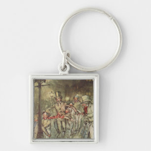 Bob Cratchit went down a slide on Cornhill Key Ring