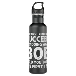BOB Gift Name Personalised Birthday Funny Christma 710 Ml Water Bottle