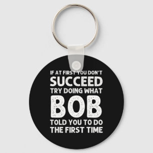 Bob Gift Name Personalised Birthday Funny Christma Key Ring