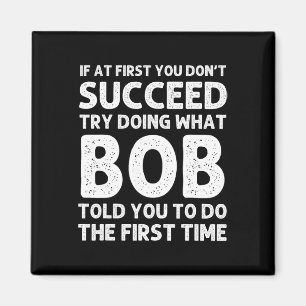 Bob Gift Name Personalised Birthday Funny Christma Magnet