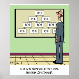 Bob is the Only One on the Organisational Chart