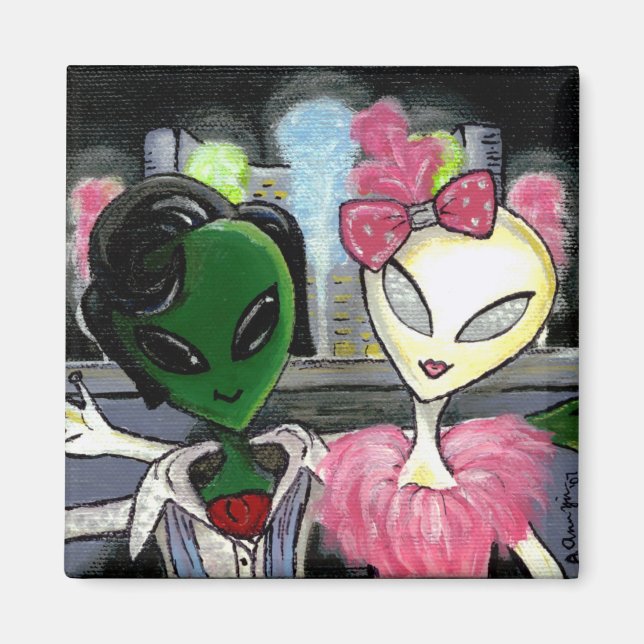 Bob & Jane Invade Las Vegas Magnet (Front)