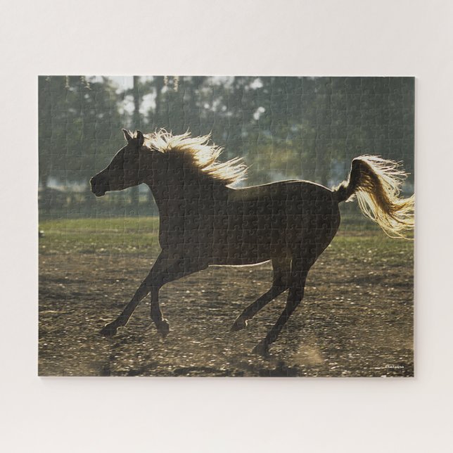 Bob Langrish | Arab Running Backlit Jigsaw Puzzle (Horizontal)