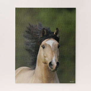 Bob Langrish Buckskin Welsh Pony Headshot Jigsaw Puzzle