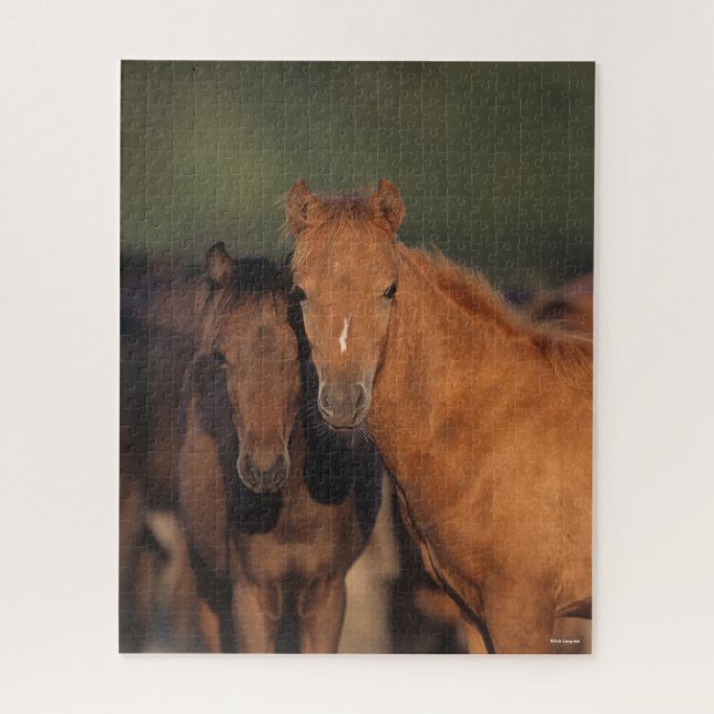 Bob Langrish Caspian Pony Foals Standing Together Jigsaw Puzzle (Vertical)