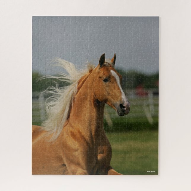 Bob Langrish | Palomino Tennesee Walker Headshot Jigsaw Puzzle (Vertical)