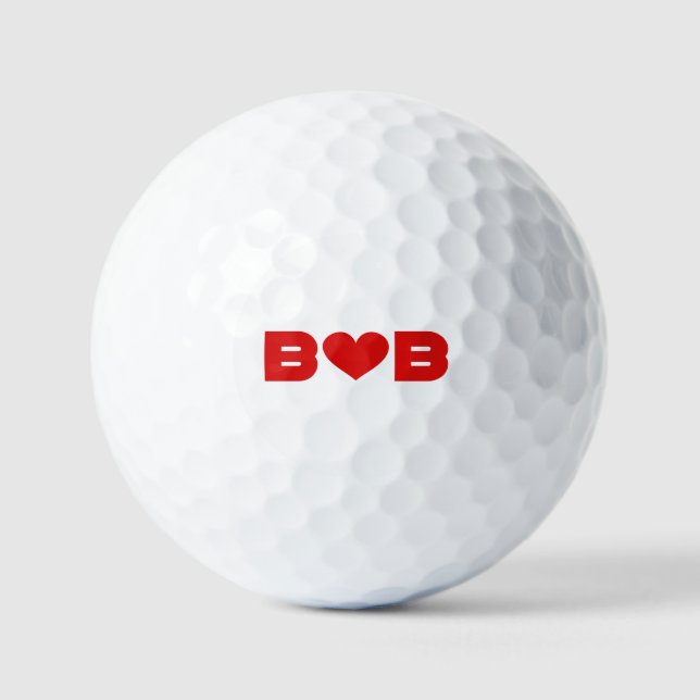 Bob Love Golf Balls (Front)