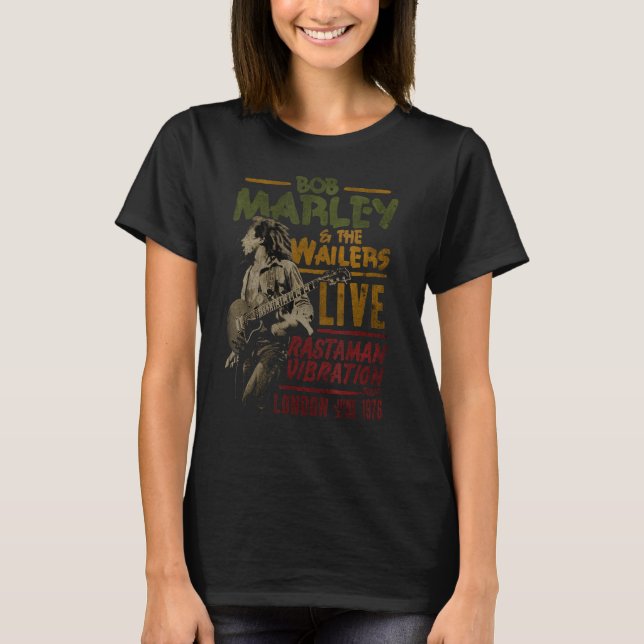 Bob Marley BTRTW The Wailers Live T-Shirt (Front)