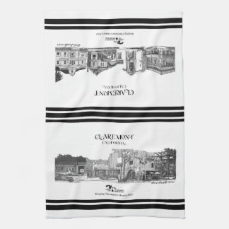 Bob Smith Claremont Collection - 2 collages Tea Towel