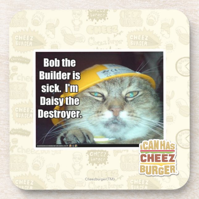 Bob the Builder is sick Coaster (Front)