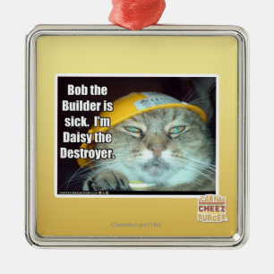 Bob the Builder is sick Metal Ornament