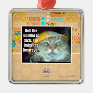 Bob the Builder is sick Metal Tree Decoration