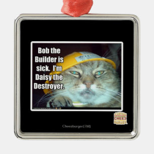 Bob the Builder is sick Metal Tree Decoration