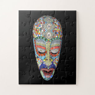 Bob, Why the Long Face? Mosaic Mask Jigsaw Puzzle
