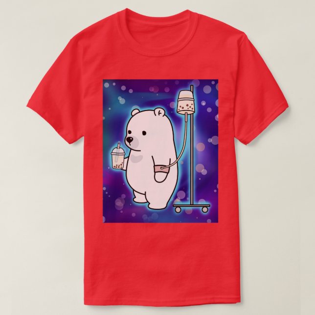 Boba Bear in Space T-Shirt (Design Front)