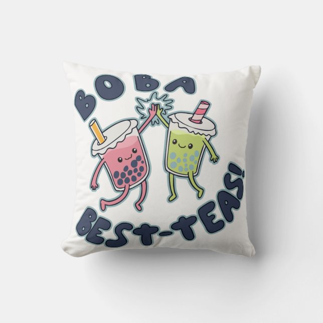 Boba Best-Teas! Cushion (Front)