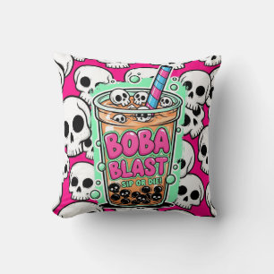Boba Blast – Sip or Die! Cushion