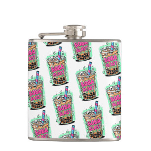 Boba Blast – Sip or Die! Flask