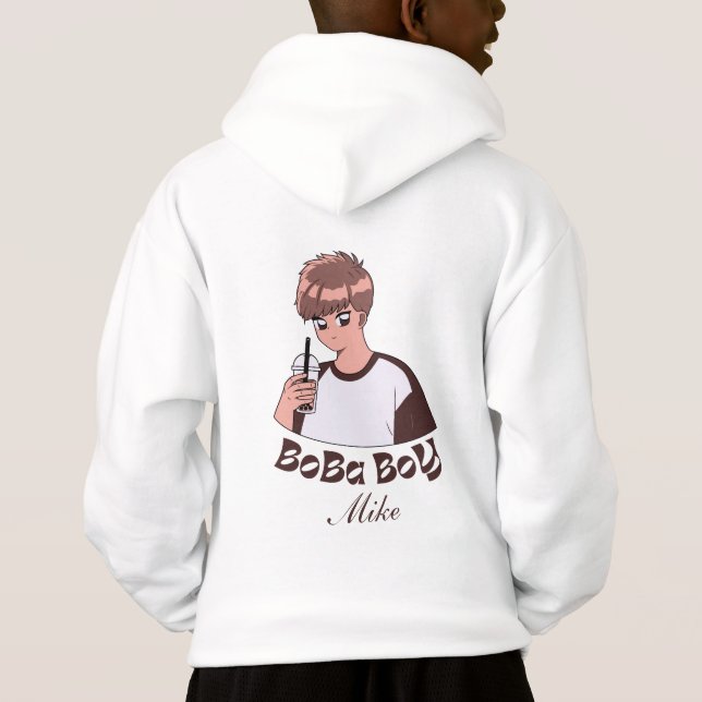 Boba Boy, boba tea bubble tea (Back)