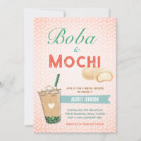 Boba Bubble Tea Bridal Shower Japan Korea Kawaii