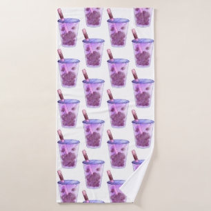 Boba Cats Bath Towel