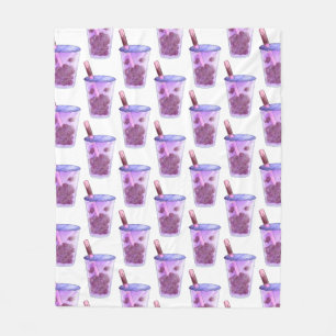 Boba Cats Fleece Blanket