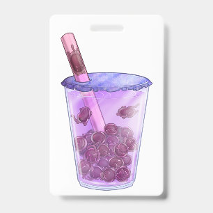 Boba Cats ID Badge