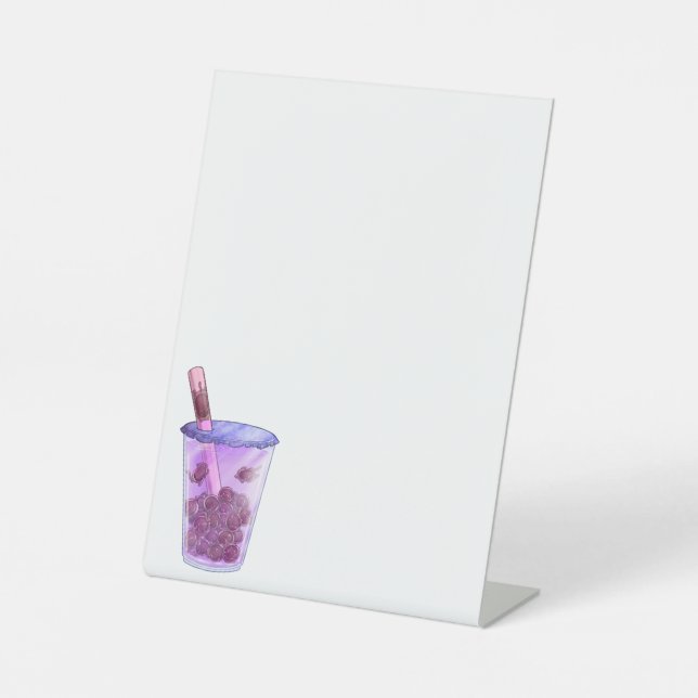 Boba Cats Pedestal Sign (Front)