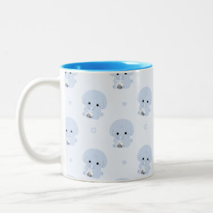 Boba Elephant Two-Tone Coffee Mug
