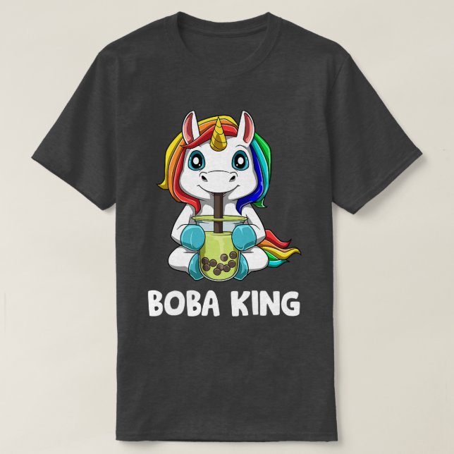 Boba King - Otaku Bubble Tea 124 T-Shirt (Design Front)
