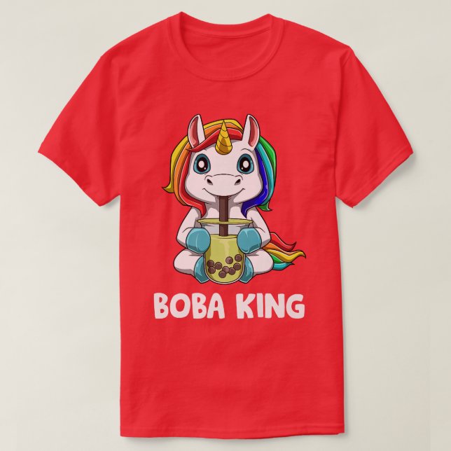 Boba King - Otaku Bubble Tea  125 T-Shirt (Design Front)
