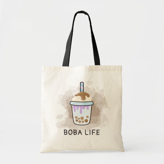Boba Life | Boba Tea Personalised Tote Bag (Front)