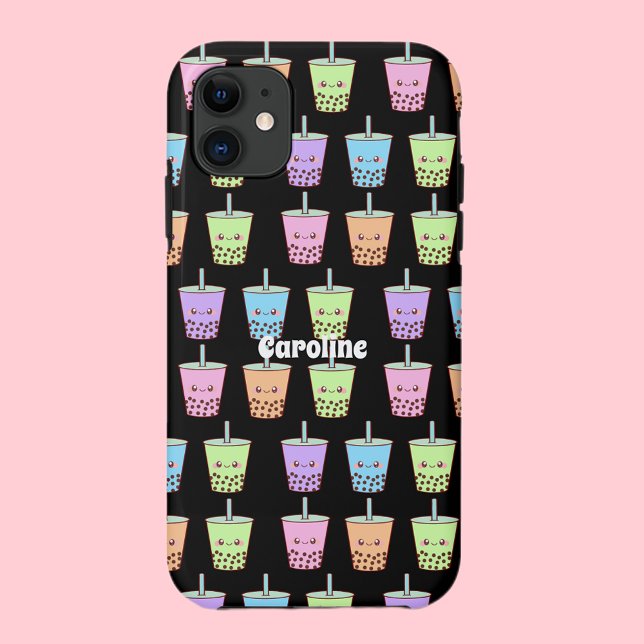  Boba Milk Tea Flavours Case-Mate iPhone Case (Creator Uploaded)