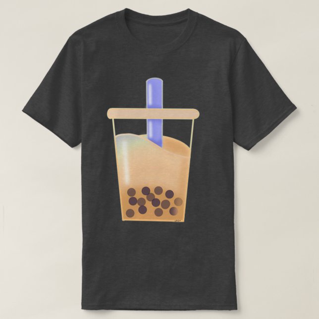 Boba Milk tea T-Shirt (Design Front)