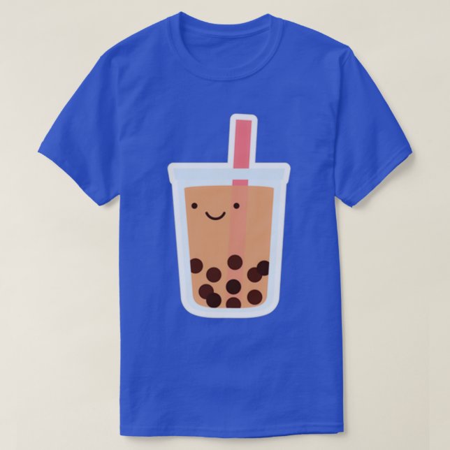 Boba Milk Tea Time T-Shirt (Design Front)
